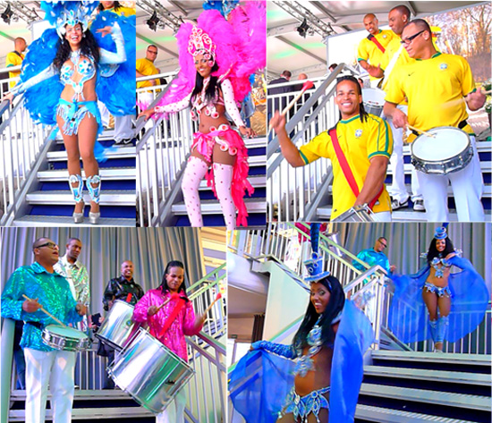 Unsere Brasilianischen Künstler animierten auf der IFAT Unsere Brasilianischen Künstler