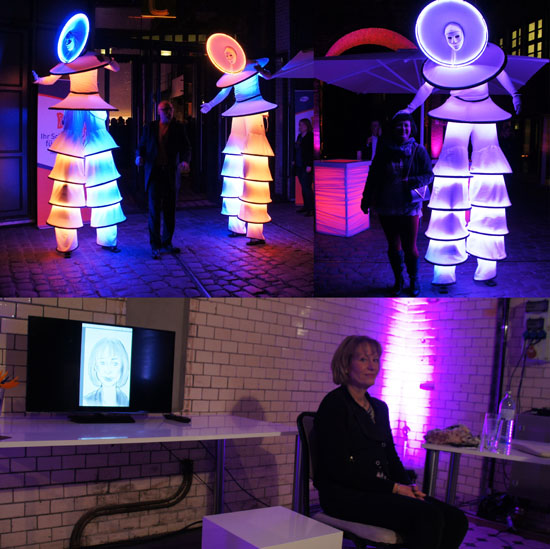 LED Stelzenläufer und Ipad Schnellzeichner LED Stelzenläufer und Ipad Schnellzeichner