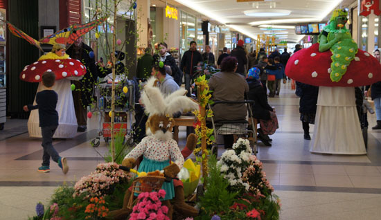 Ostershopping Ostershopping in dem Einkaufscenter: Bahnhofspassagen Potsdam
