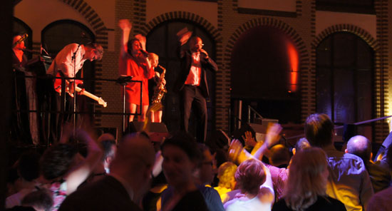 Die Partyband spielte zur super Stimmung auf dem Diabetes Kongress 2016