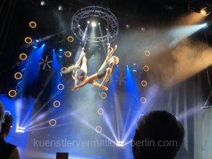 Aerial acrobatics Kristallpalast Leipzig