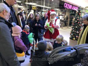 Weihnachtsclown Shopping Center