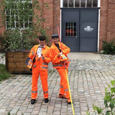 Entre mit den Müllmännern