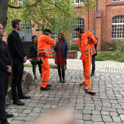 Entre mit den Müllmännern