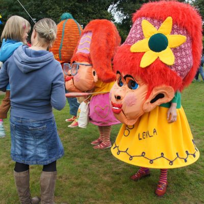 Straßenkünstler-Gaukler