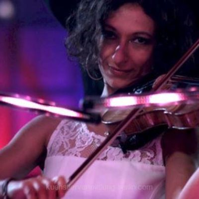 LED-Violinistin-LED-Drums