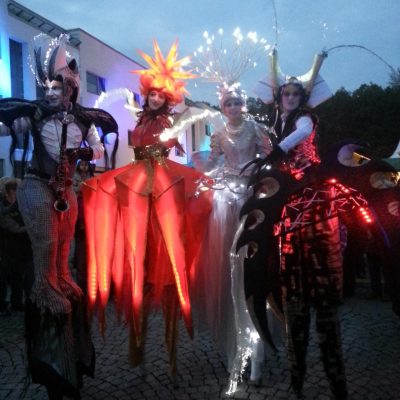 Glow-in-the-dark mythical creature