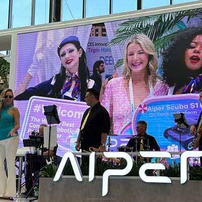 Messestand-Unterhaltung